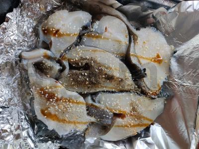 Zubatyka su unagi padažu orkaitėje Žingsnis 4