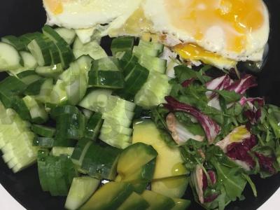 Keto vakarienė su avokadu ir kiaušiniu Žingsnis 4