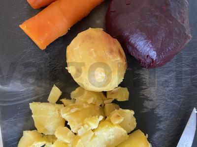 Šiltas vinigretas „Kaip iš orkaitės“ Žingsnis 3