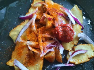 Seitanas su makaronais Žingsnis 1