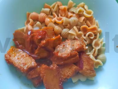 Seitanas su makaronais Žingsnis 2