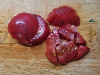 Vasaros salotos su rukola, krienų salotomis ir špinatais Žingsnis 5