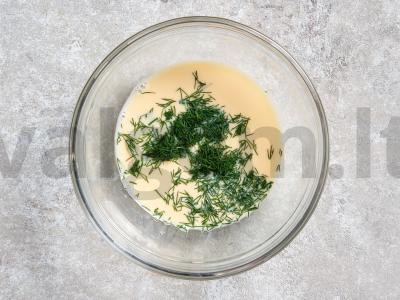 Menkių filė su grietine orkaitėje Žingsnis 2