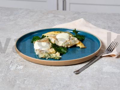 Menkių filė su grietine orkaitėje pagrindine nuotrauka