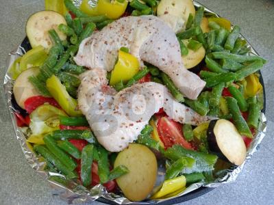 Vištiena, kepta su daržovėmis Žingsnis 6