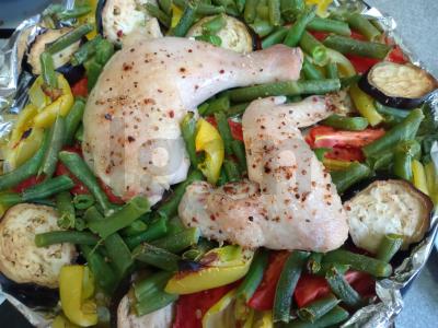 Vištiena, kepta su daržovėmis Žingsnis 7