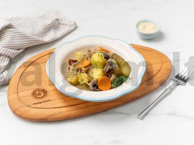 Grybų troškinys pagrindine nuotrauka