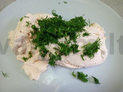 Varškės sūris iš rauginto pieno sumuštiniams Žingsnis 5