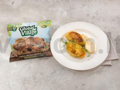 Bulvių zrazai su grybais pagrindine nuotrauka