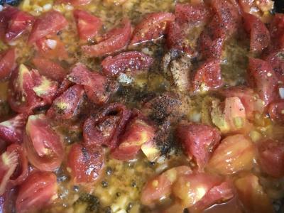 Makaronai su pomidorais ir parmezanu Žingsnis 6