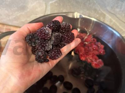 Uogų kompotas su vynuogėmis Žingsnis 5