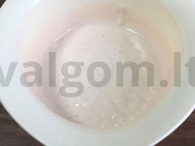 Nesaldintas tortas „Varškės obuoliukas“ Žingsnis 7