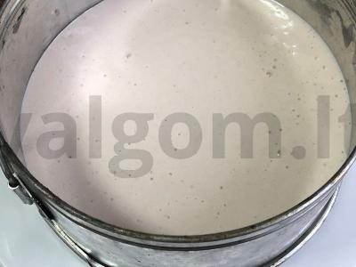 Nesaldintas tortas „Varškės obuoliukas“ Žingsnis 8