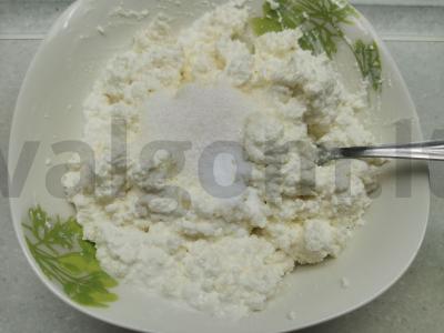 Varškės masė su džiovintomis abrikosais vaikams Žingsnis 3