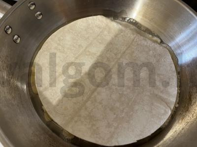 Sotūs kiaušinių blynas pusryčiams Žingsnis 8