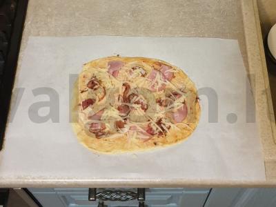 Fokacija su mėsos asorti Žingsnis 5