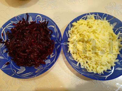 Sluoksniuotas salotas su šlakiu Žingsnis 2