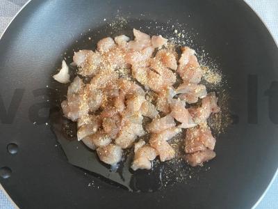 Vietinis lavašas su įdaru „Amerikietiškai“ Žingsnis 3