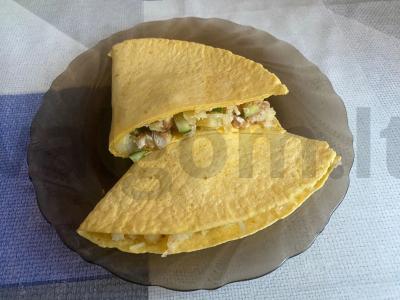 Vietinis lavašas su įdaru „Amerikietiškai“ pagrindine nuotrauka