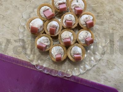 Varškės tartaletės su pieno dešrele Žingsnis 9