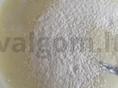 Vafliai „Krustyška“ su kefyru Žingsnis 4