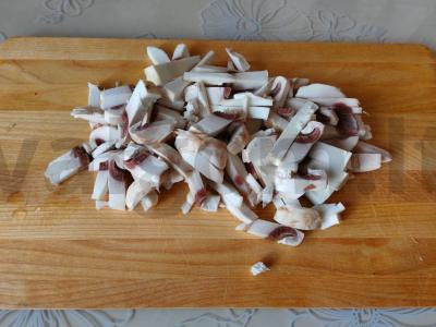 Makaronai su aštriu mėsos padažu pietums Žingsnis 6