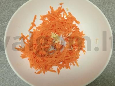 Korėjietiška salotų su jautienos liežuviu Žingsnis 3