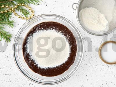 Kalėdiniai „Eglutės“ Brownie Žingsnis 4