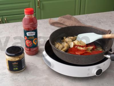 Spagečiai su alyvuogėmis ir artišokais Žingsnis 4