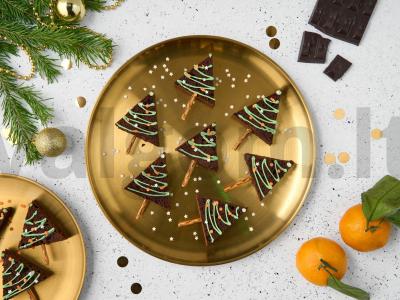 Kalėdiniai „Eglutės“ Brownie pagrindine nuotrauka