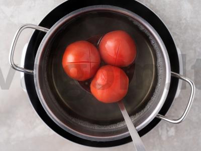 Šakšuka su raudonaisiais pupelėmis Žingsnis 2