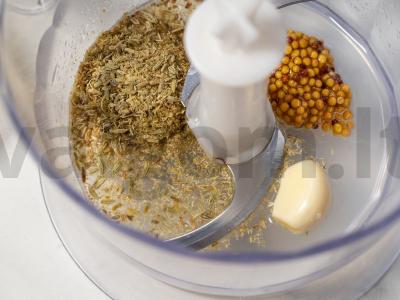 Salotos su kepta burokėliais ir uogomis Žingsnis 4