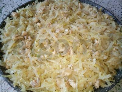 Kopūstų ir vištienos pyragas Žingsnis 2