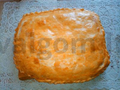 Kopūstų ir vištienos pyragas pagrindine nuotrauka