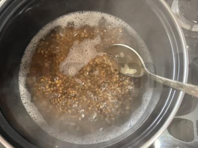 Troškinta vištienos kepenėlė su grikiais Žingsnis 10