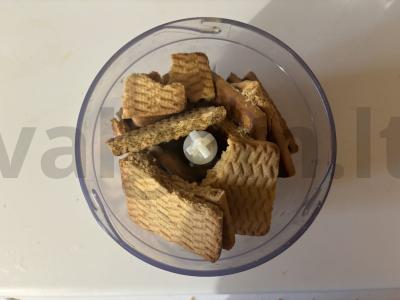 Varškės porcijinis sūrio pyragas Žingsnis 1