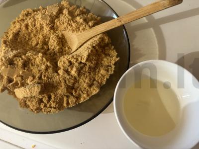 Varškės porcijinis sūrio pyragas Žingsnis 2