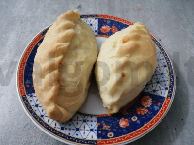 Kepti pyragėliai su kopūstais ir grybais Žingsnis 9