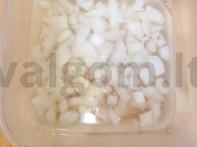 Salotas „Mimoza“ su konservuota šlakių žuvimi Žingsnis 5