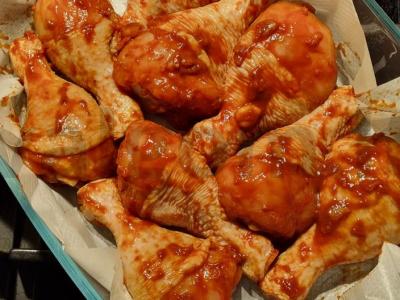 Aromatingi vištienos blauzdelių su vynuogėmis receptas Žingsnis 5