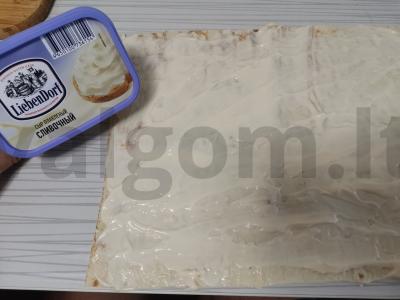 Tortilijos ritinys „Ryškus“ Žingsnis 3