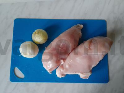 Dietinės vištienos krūtinėlės kotletai Žingsnis 1