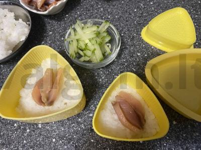 Namų onigiri su grietine Žingsnis 3