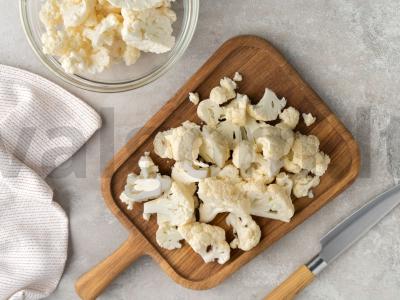 Žiedinė kopūstai su pievagrybiais Žingsnis 1