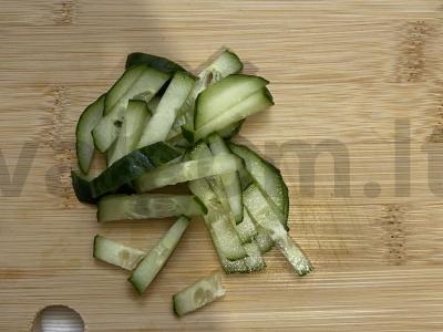 Baltyminis vokelis su tuno įdaru Žingsnis 2