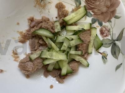 Baltyminis vokelis su tuno įdaru Žingsnis 6