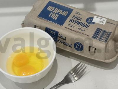 Sotūs kiaušinių ritinys pusryčiams Žingsnis 2