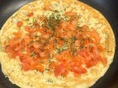 Sotūs kiaušinių ritinys pusryčiams Žingsnis 11