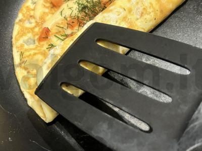 Sotūs kiaušinių ritinys pusryčiams Žingsnis 13