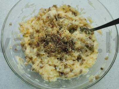 Šampinjonai, įdaryti suluguni sūriu Žingsnis 5